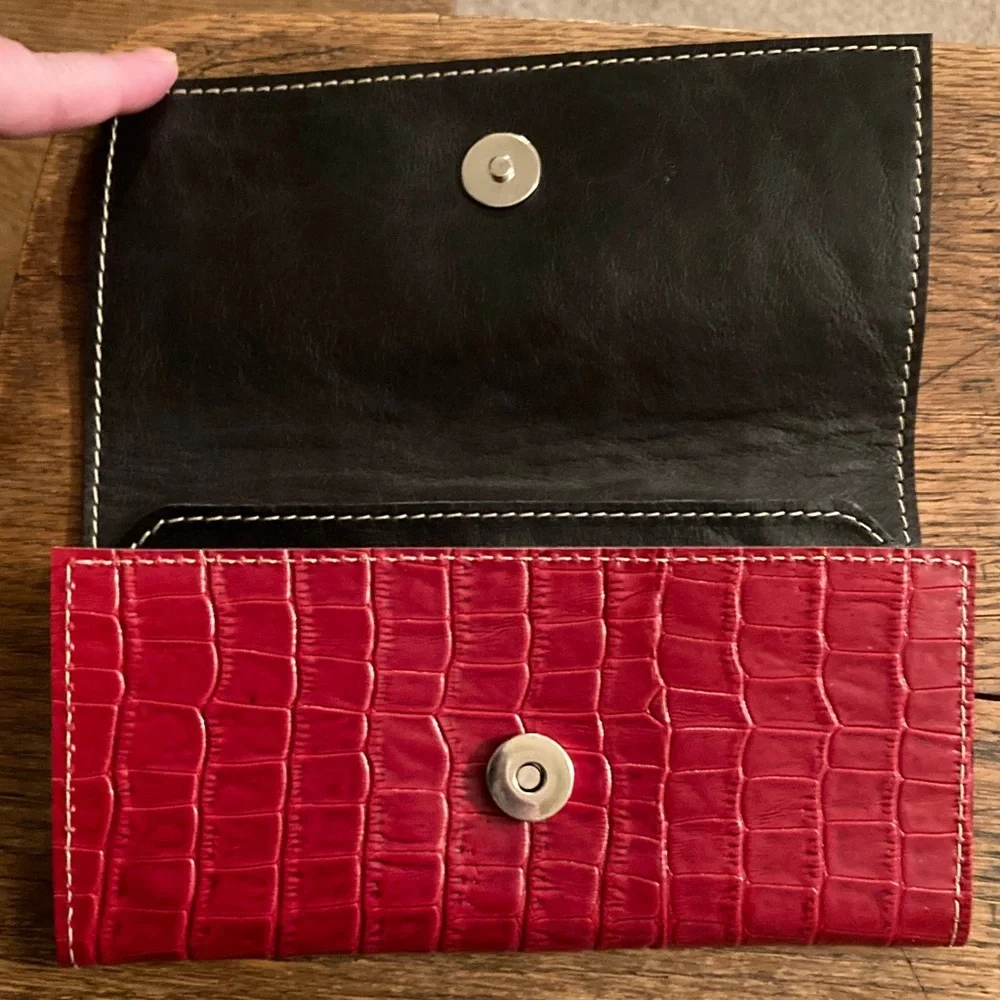 Holy Cow Couture Croc Bandit Wallet, Mini & Baby Buckaroo & Tassel Bundle w/DB